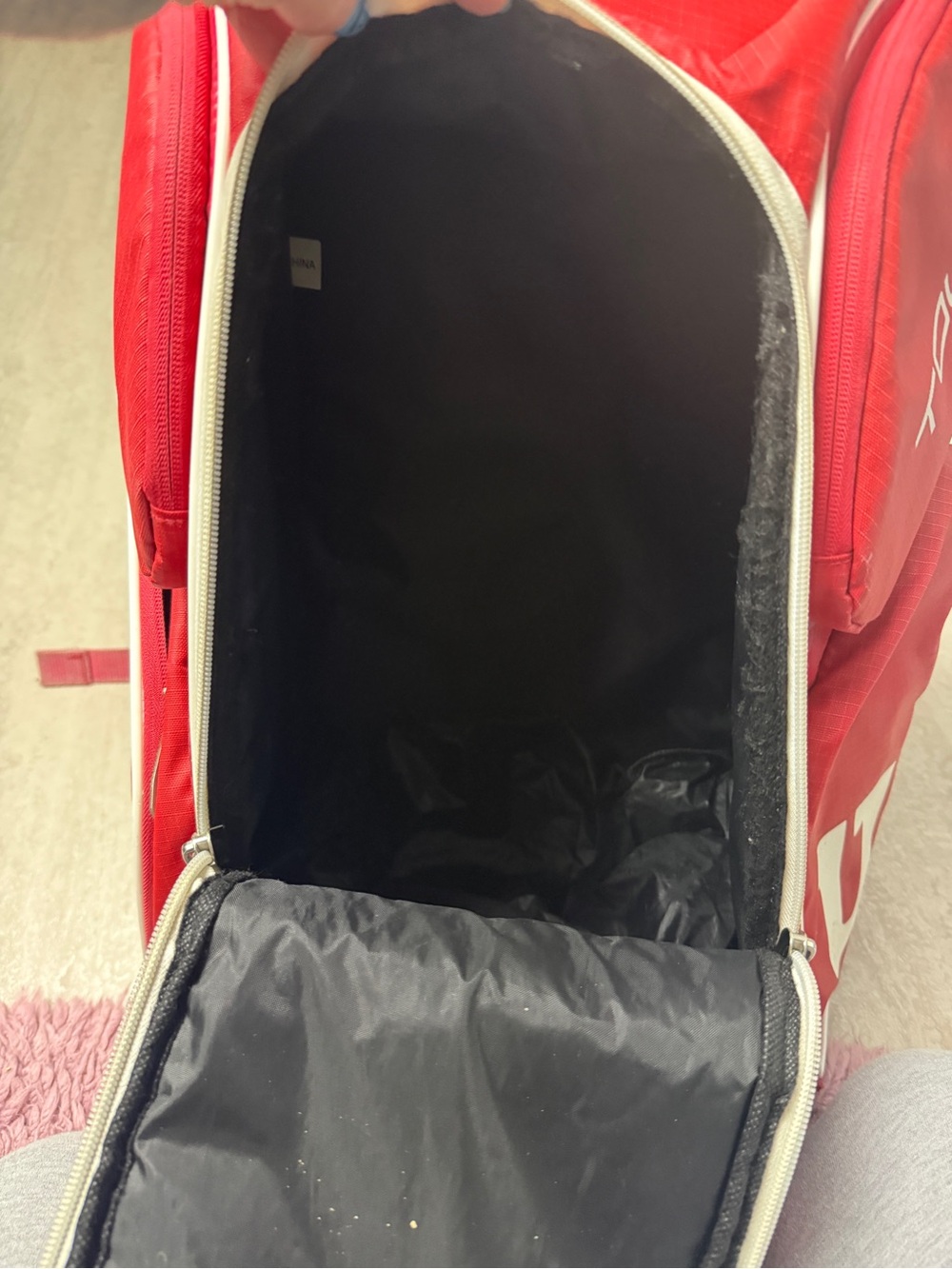Wilson Tennis backpack Tour V 5 Red backpack - Picture 5 of 6